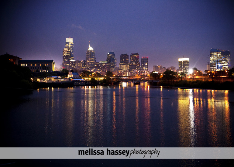 Philadelphia Skyline schuylkill River