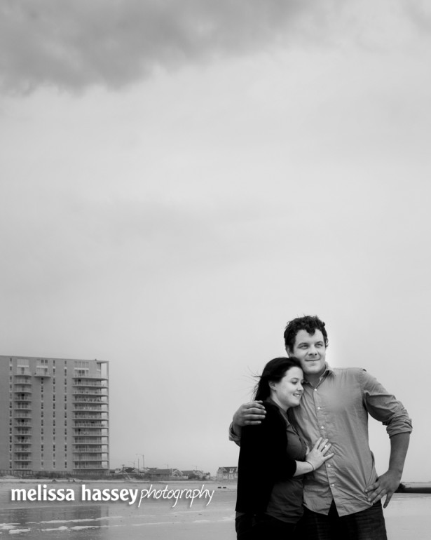 cloudy day at the beach