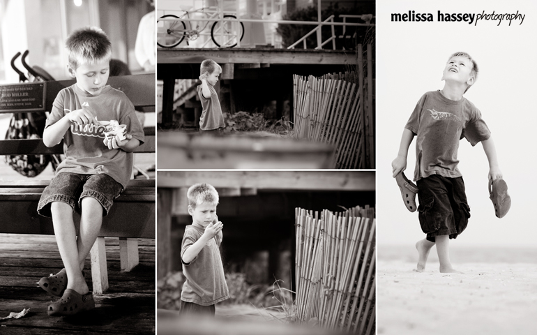 getting dirty at the beach