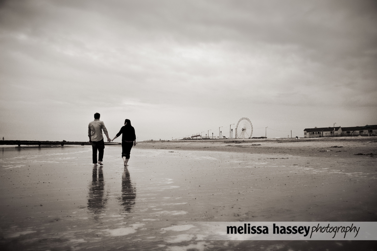 rainy day at Ocean City, NJ