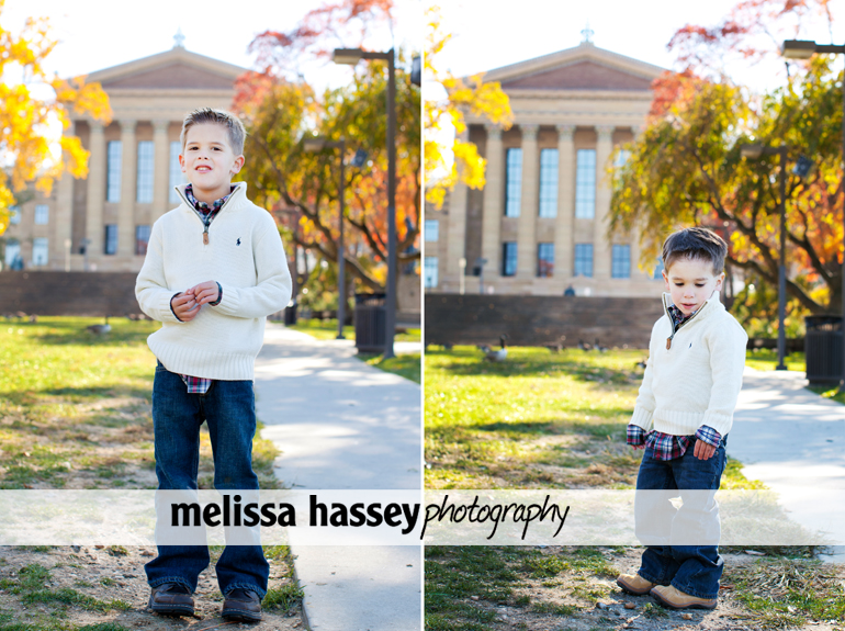 back of philly art museum