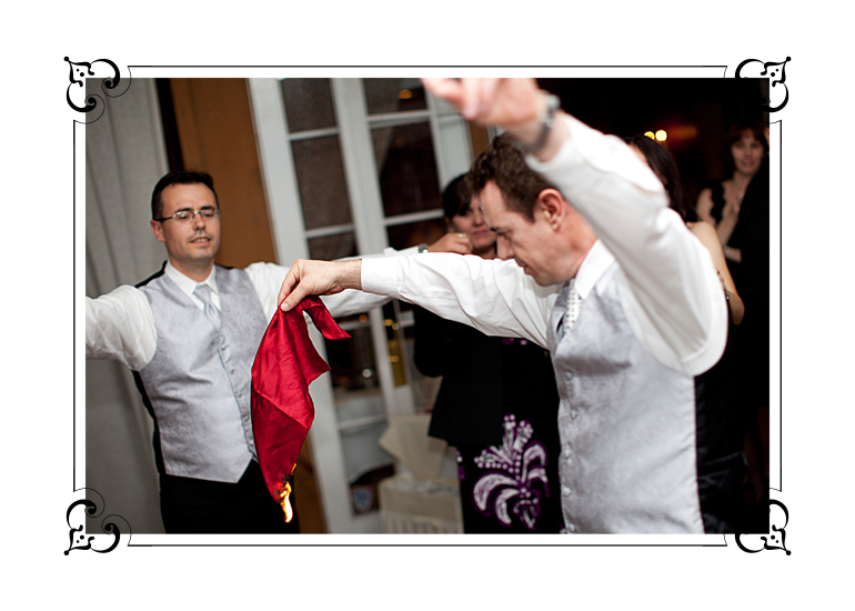 burning handkerchief