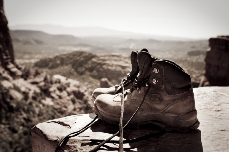 hiking shoes