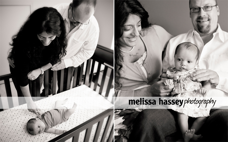 newborn with parents