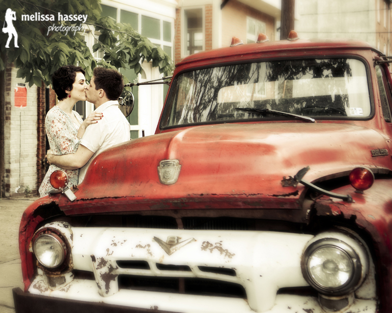 vintage inspired engagement