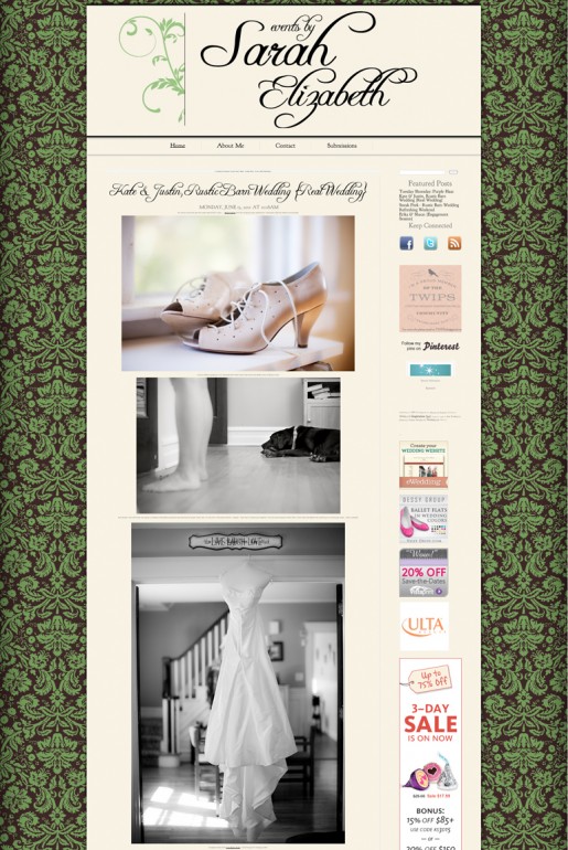 Events by Sarah Elizabeth - Feature - Kate & Justin